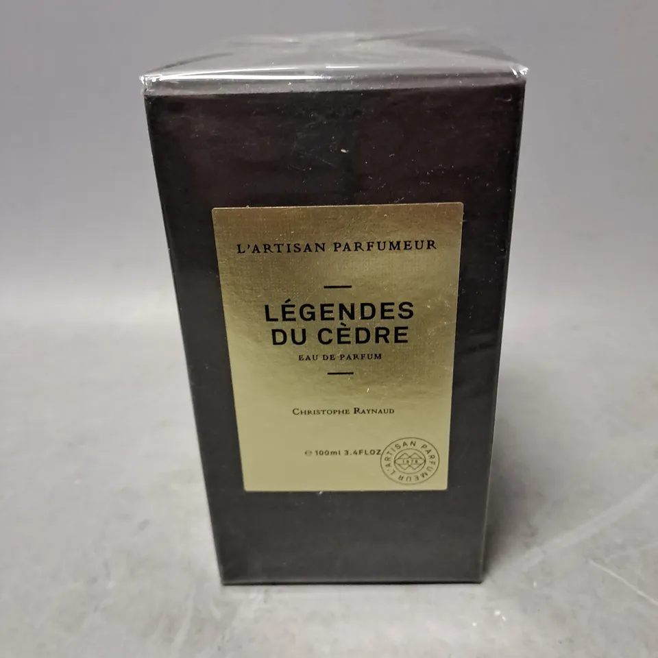 BOXED AND SEALED L'ARTISAN PARFUMEUR LEGENDES DU CEDRE CHRISTOPHE RAYNAUD EAU DE PARFUM 100ML