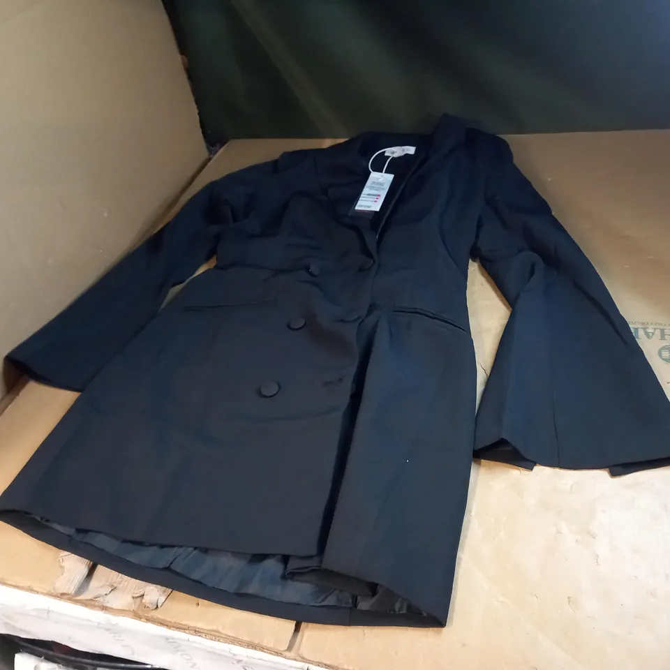 URBAN BLISS BLACK FLARED JACKET UK SIZE 14
