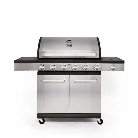 BRAND NEW BOXED FOGO AND CHAMA SCORPION 6.1, 6-BURNER GAS BBQ WITH SIDE BURNER - FC-SCORP 6.1