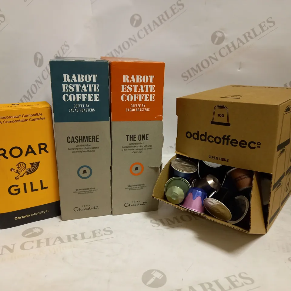 LOT OF 4 PACKS OF NESPRESSO-COMPATIBLE COFFEE CAPSULES