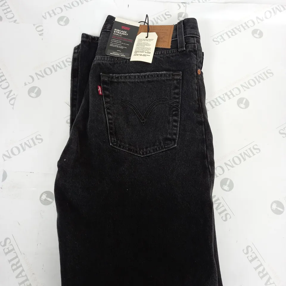 LEVIS STRAUSS RIBCAGE STRAIGHT ANKLE DENIM JEANS SIZE W29 L28