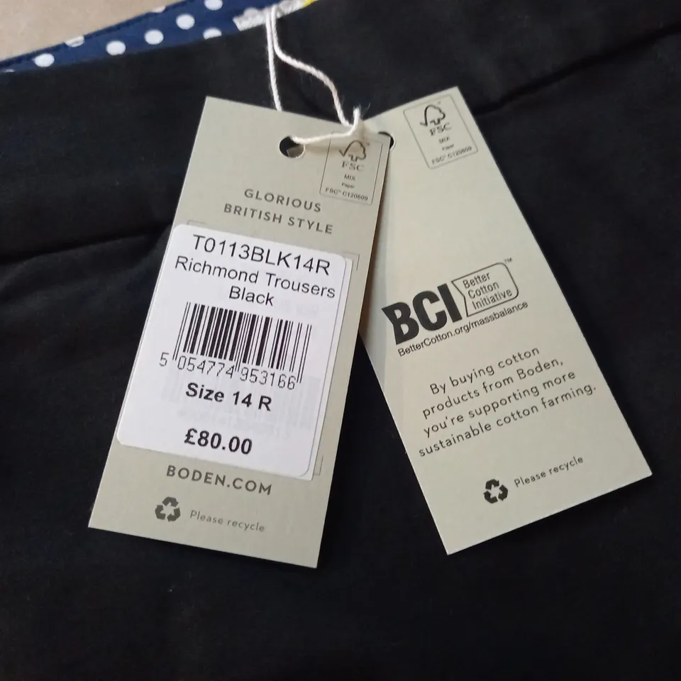 BODEN RICHMOND TROUSERS - 14 R