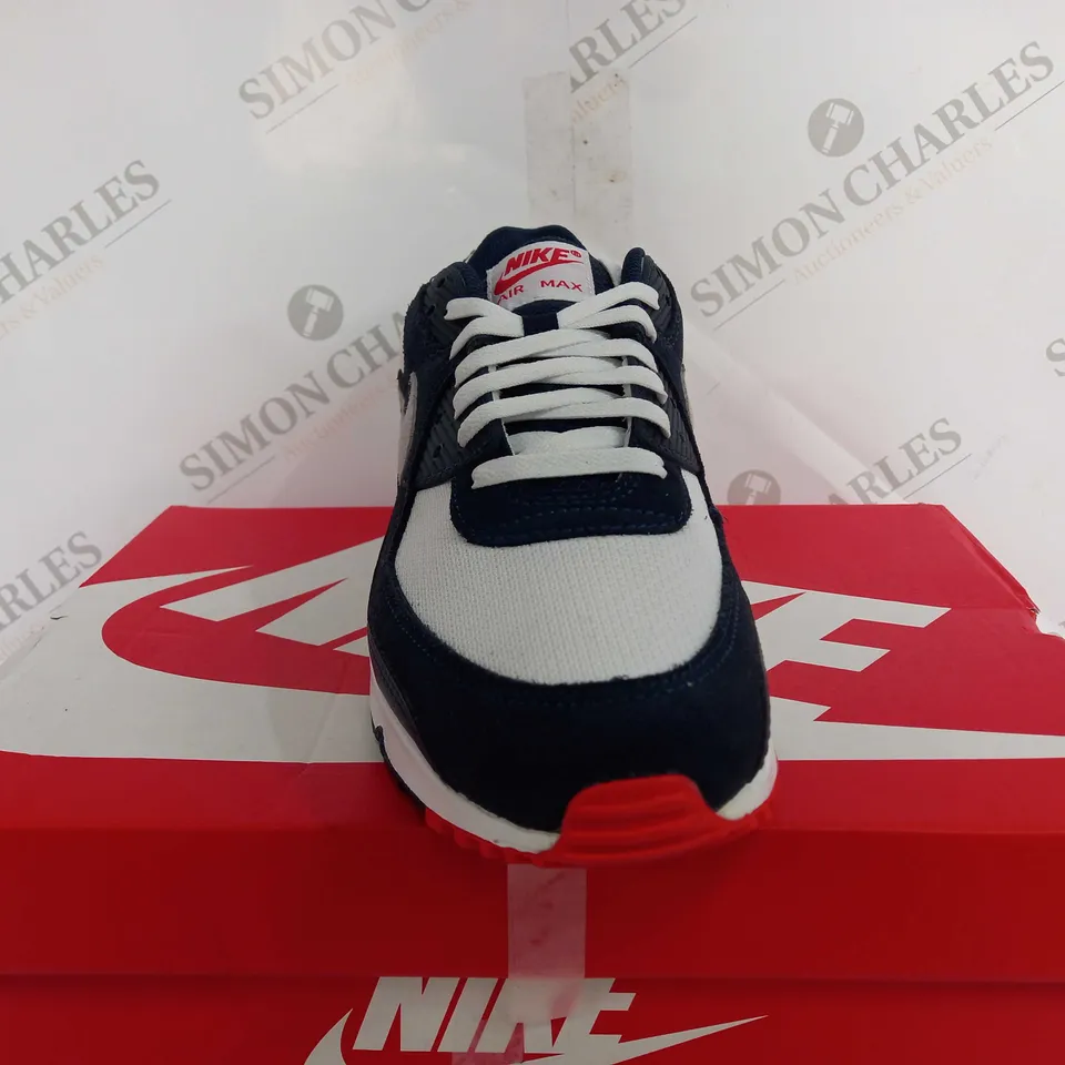 BOXED NIKE AIR MAX 90'S IN BLACK & WHITE - UK 10 