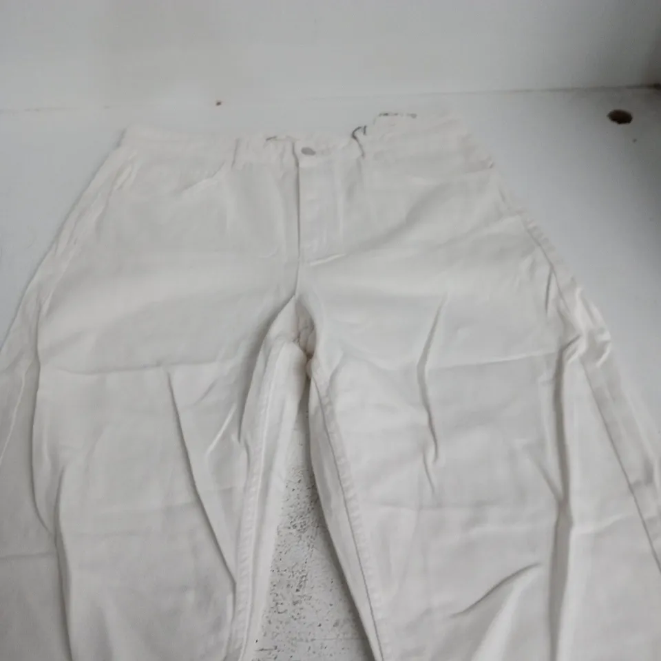 BALLOON TROUSERS – UK 16 (EU 44, USA 12) BY MNG, MID WAIST, LOOSE FIT, ANKLE LENGTH