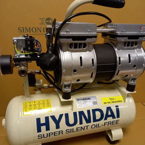 HYUNDAI SILENCED AIR COMPRESSOR, 550 W, 230 V - COLLECTION ONLY