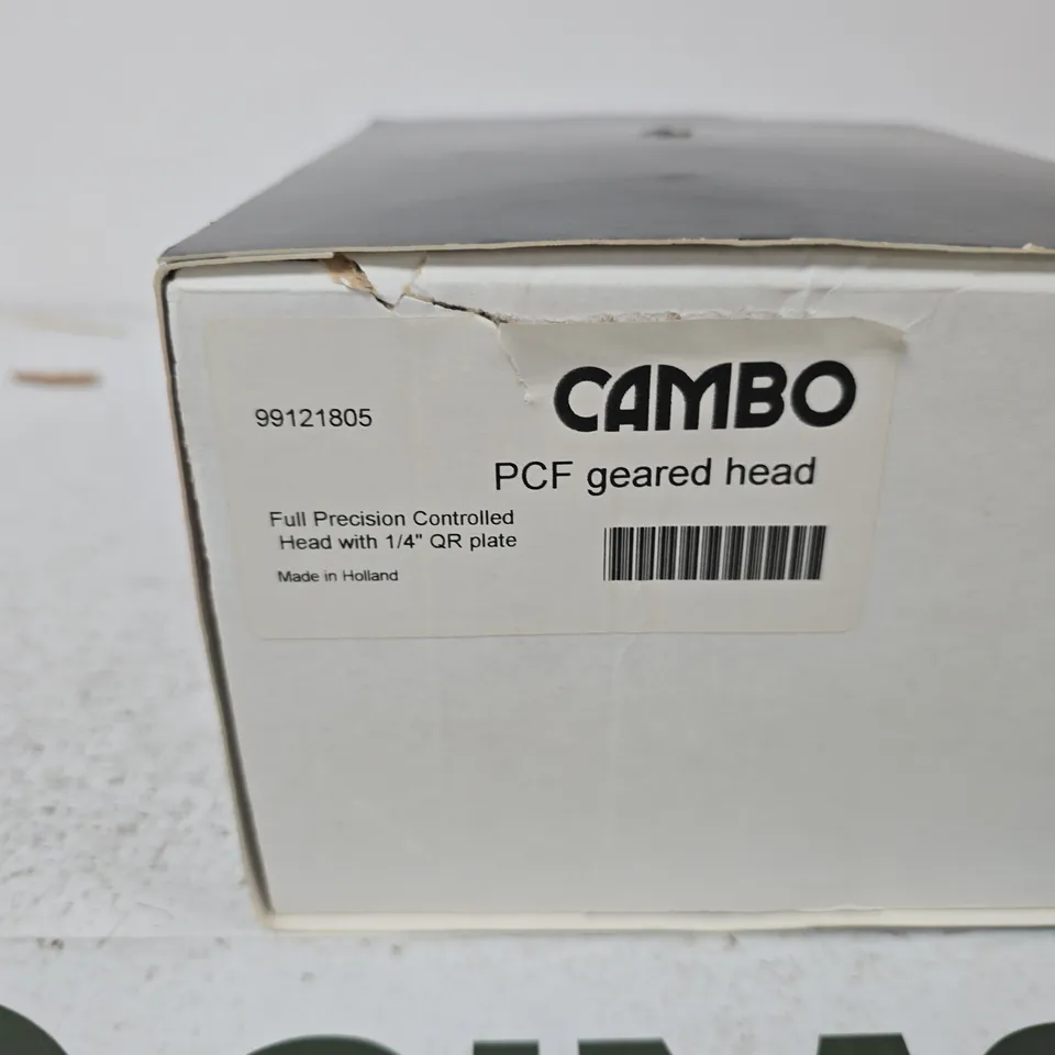 CAMBO PCF GEARED HEAD – BOXED