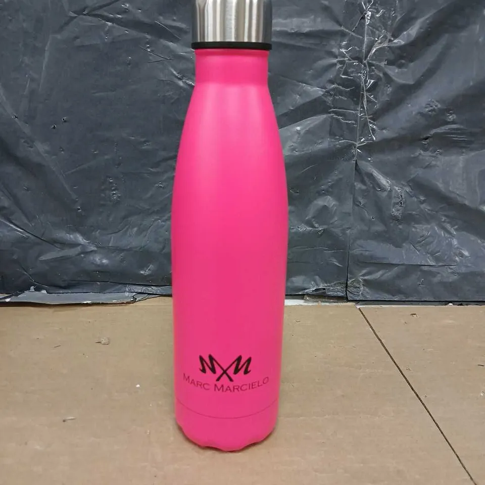 MARC MARCIELO STAINLESS STEEL WATER BOTTLE - HOT AND COLD - PINK - 500ML