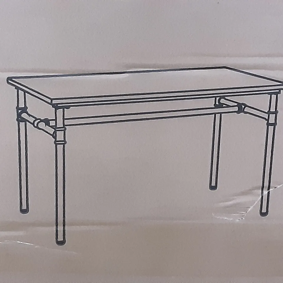 BOXED CARNEGIE TABLE AND GRAFTON IN MOCHA + BLACK 