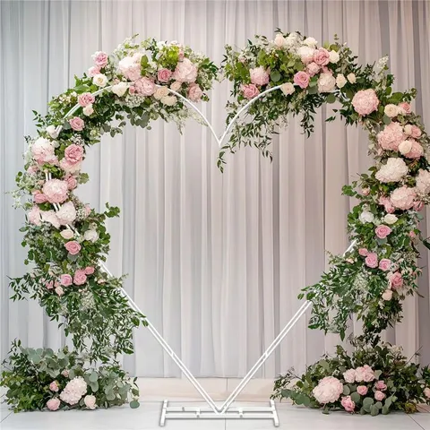 BOXED CHARNISHA 207CM W X 70CM D METAL ARBOUR IN WHITE (1 BOX)