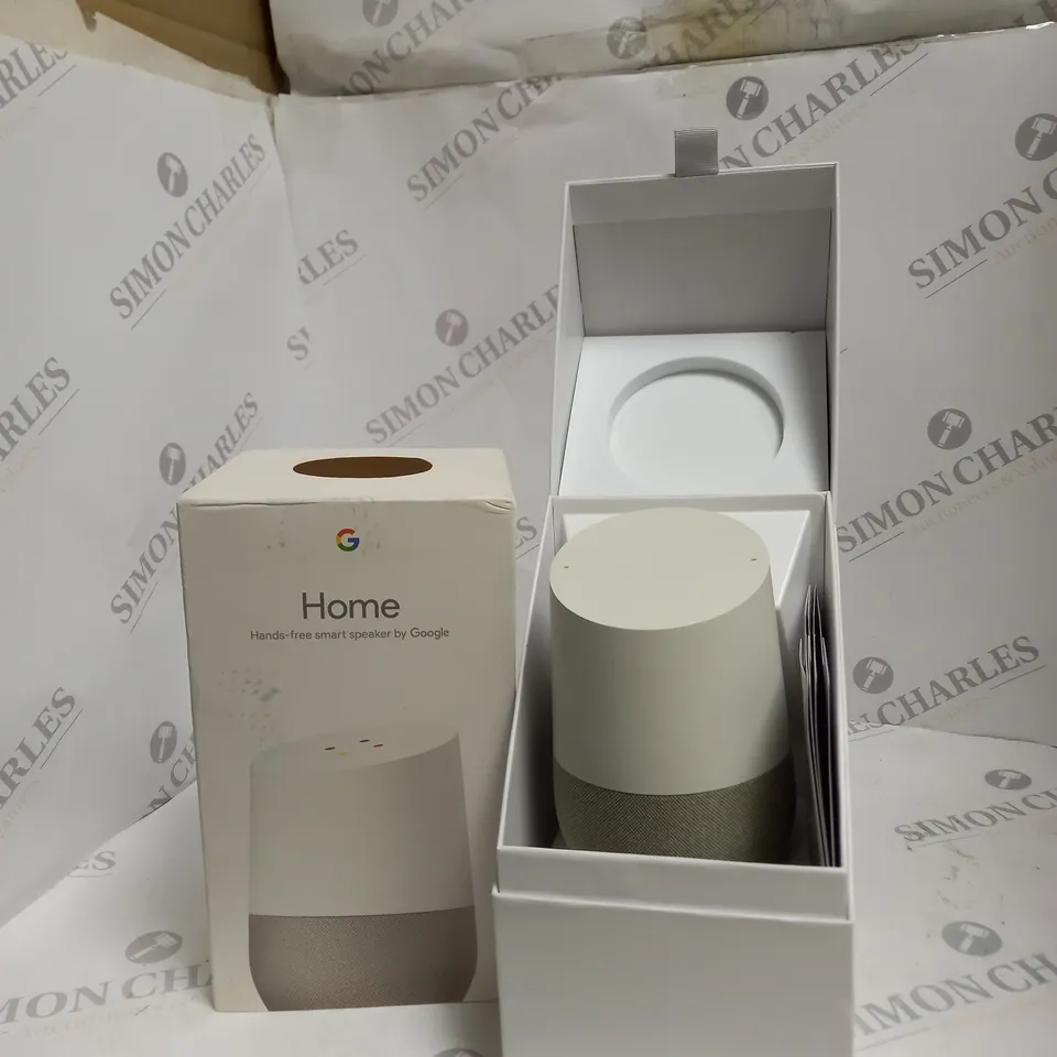 BOXED GOOGLE HOME HANDS FREE SMART SPEAKER 