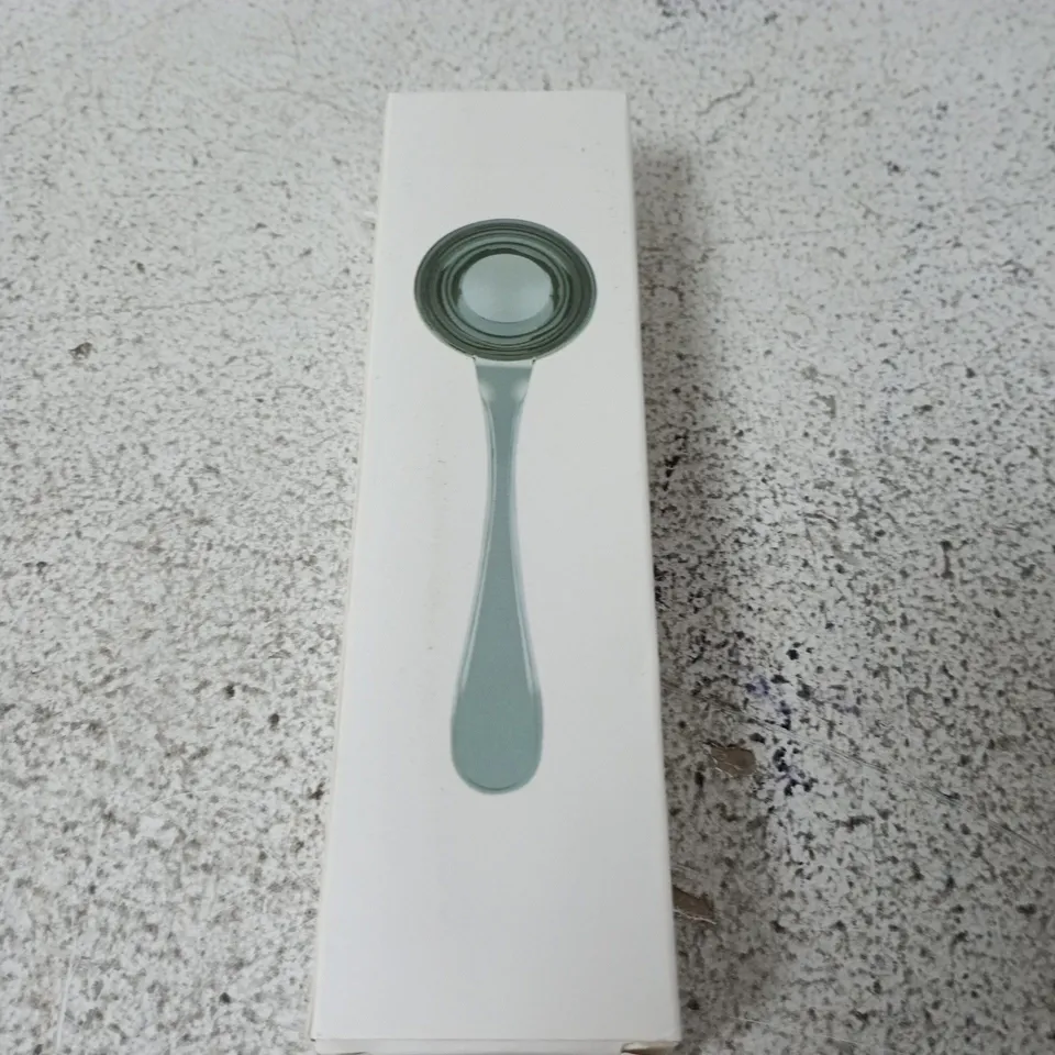BOXED STAINLESS STEEL LONG HANDLED TEA COFFEE MEASURING SPOON