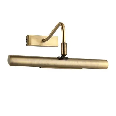 BOXED ENDON LIGHTING PL-LEDG9-AN LINTON ANTIQUE BRASS IP20 2X3W G9 WALL PICTURE LIGHT