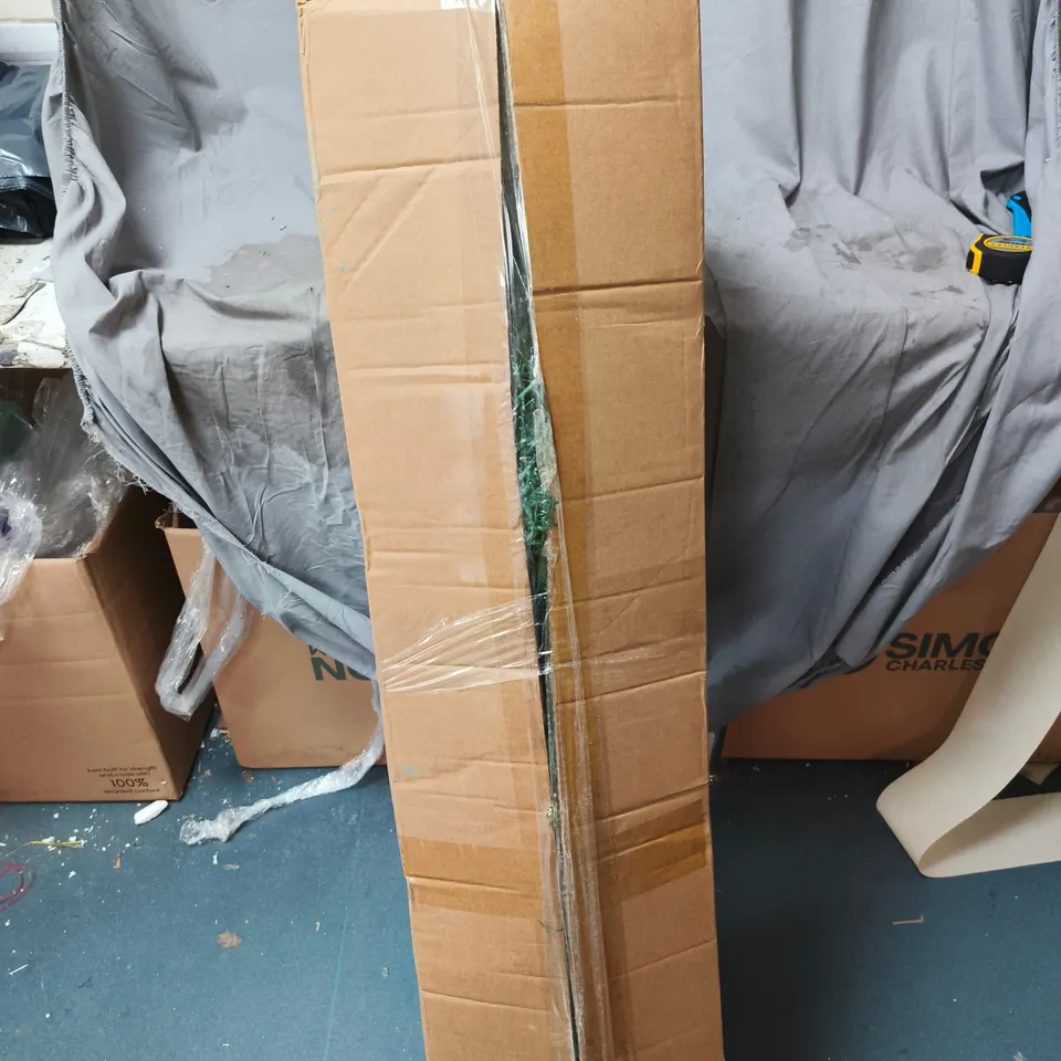 BOXED 7FT BELVEDERE PRE LIT MULTIFUNCTION CHRISTMAS TREE (1 BOX)