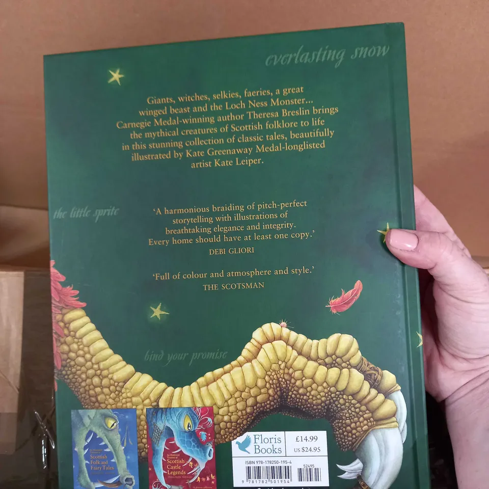 AN ILLUSTRATED TREASURY OF SCOTTISH MYTHICAL CREATURES & FOLK AND FAIRY TALES x2