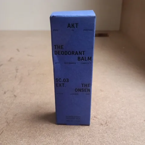 AKT THE DEODORANT BALM – VETIVER, LAVANDIN & YUZU
