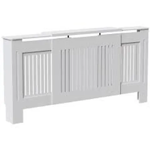 BOXED LASSIC VIDA DESIGN CHELSEA ADJUSTABLE RADIATOR COVER - WHITE (1 BOX)