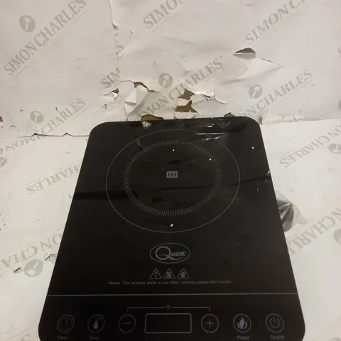 QUEST 35839 SINGLE DIGITAL INDUCTION CERAMIC PORTABLE HOB HOT PLATE