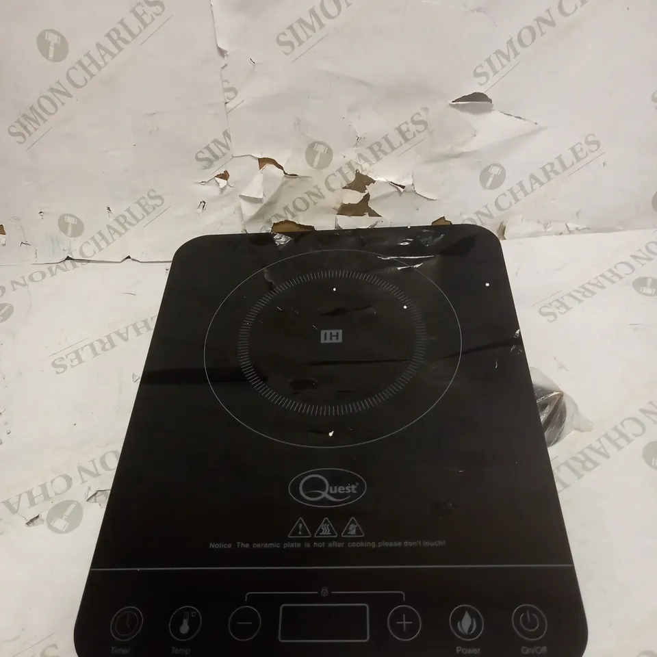 QUEST 35839 SINGLE DIGITAL INDUCTION CERAMIC PORTABLE HOB HOT PLATE