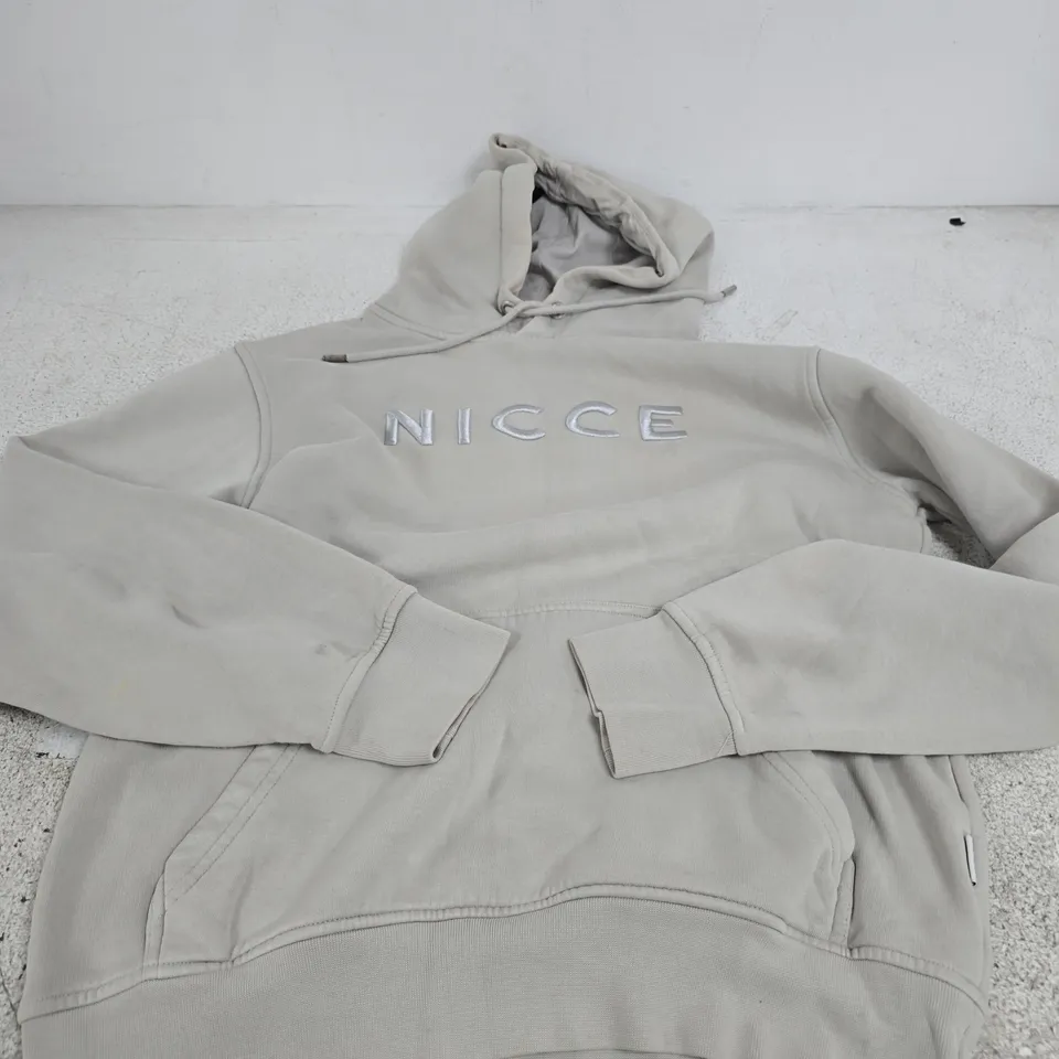 NICCE HOODIE – LIGHT GREY, UK S