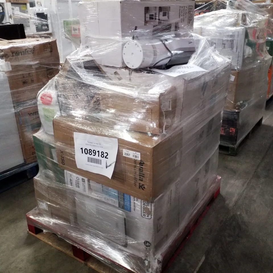 PALLET OF APPROXIMATELY 20 UNPROCESSED RAW RETURN HOUSEHOLD AND ELECTRICAL GOODS TO INCLUDE;