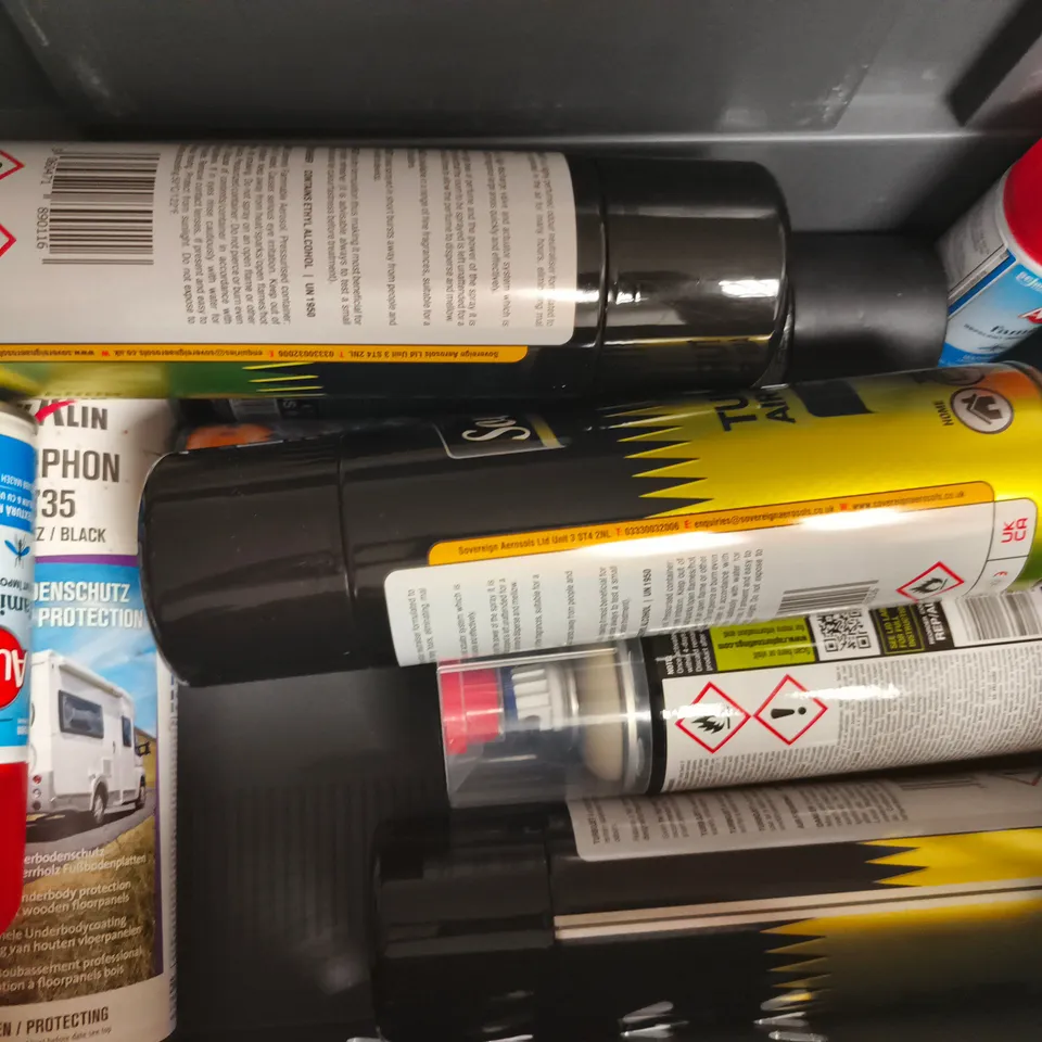 APPROXIMATELY 12 ASSORTED AEROSOL PRODUCTS - COLLECTION ONLY