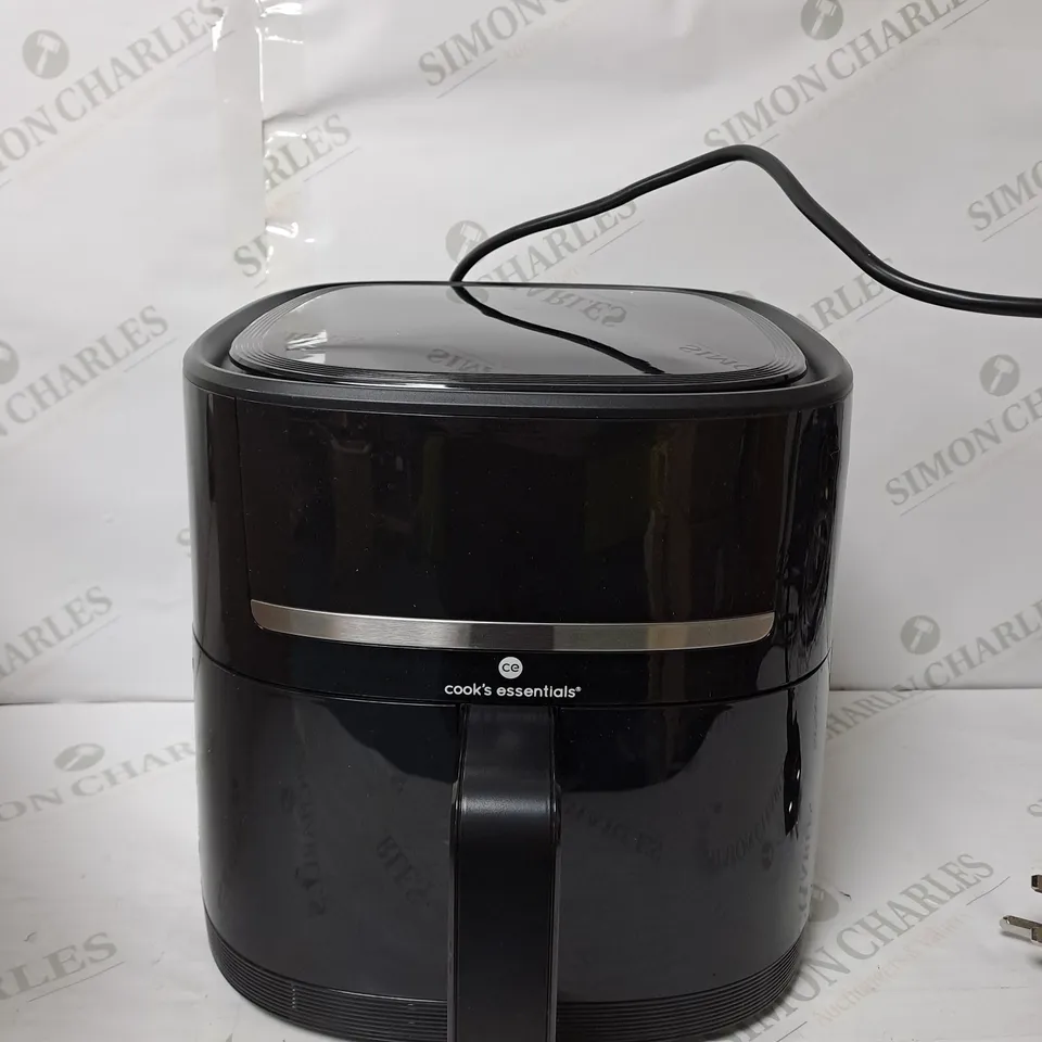 BOXED COOK'S ESSENTIALS 4L AIR FRYER IN BLACK