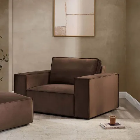 BOXED DUSK BROOKLYN LOVESEAT - CAPPUCCINO (1 BOX)