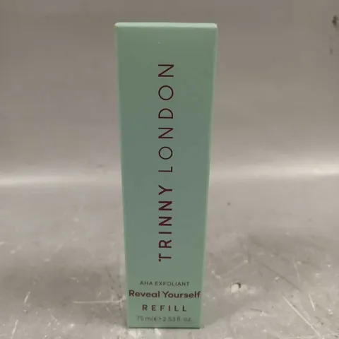 SEALED TRINNY LONDON REVEAL YOURSELF AHA EXFOLIANT REFILL 75ML