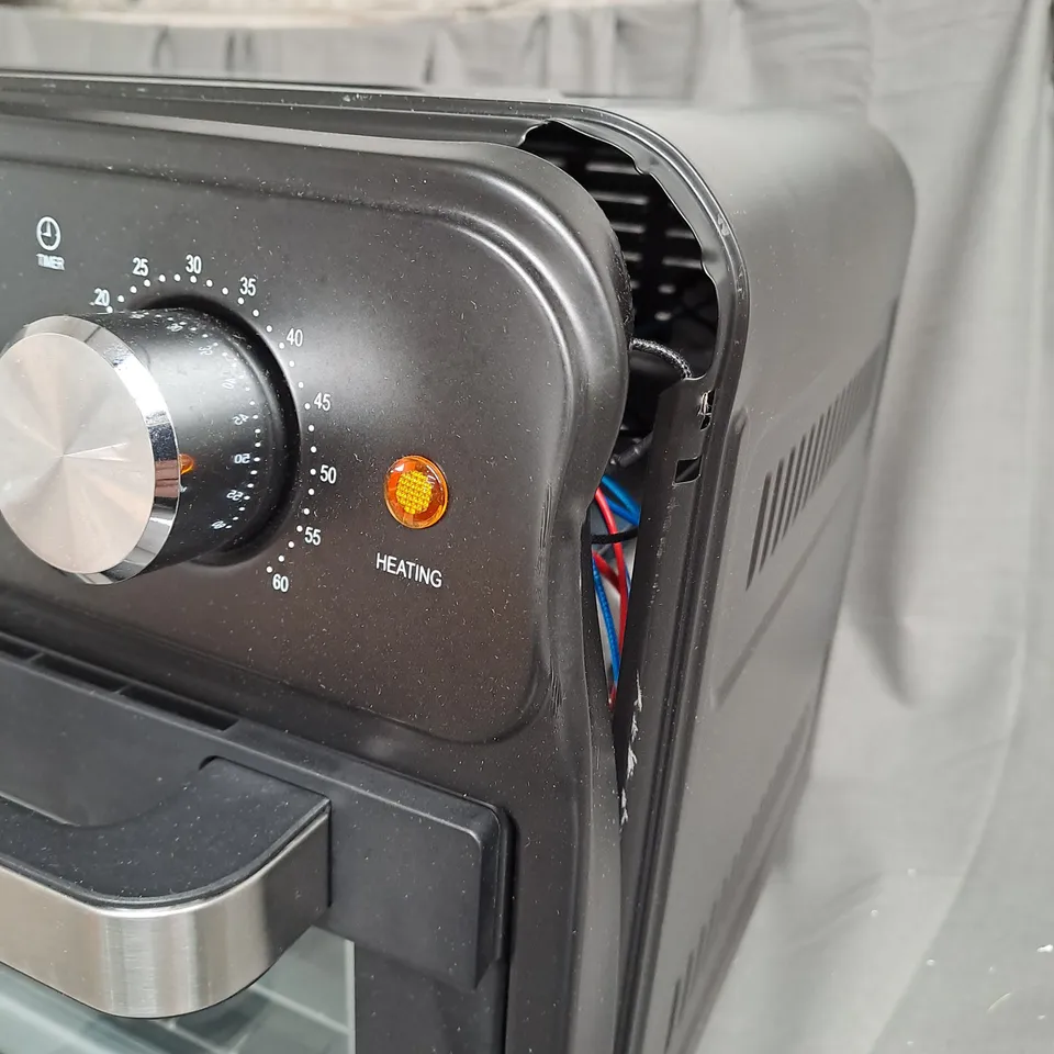 BOXED COOK'S ESSENTIAL 21-LITRE AIRFRYER OVEN IN BLACK