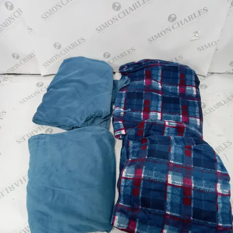 MATCHING 2 SET BLANKET THROWS 