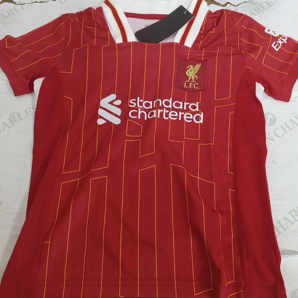 LIVERPOOL FOOTBALL CLUB SHIRT - M.SALAH 11 - UK KIDS 22