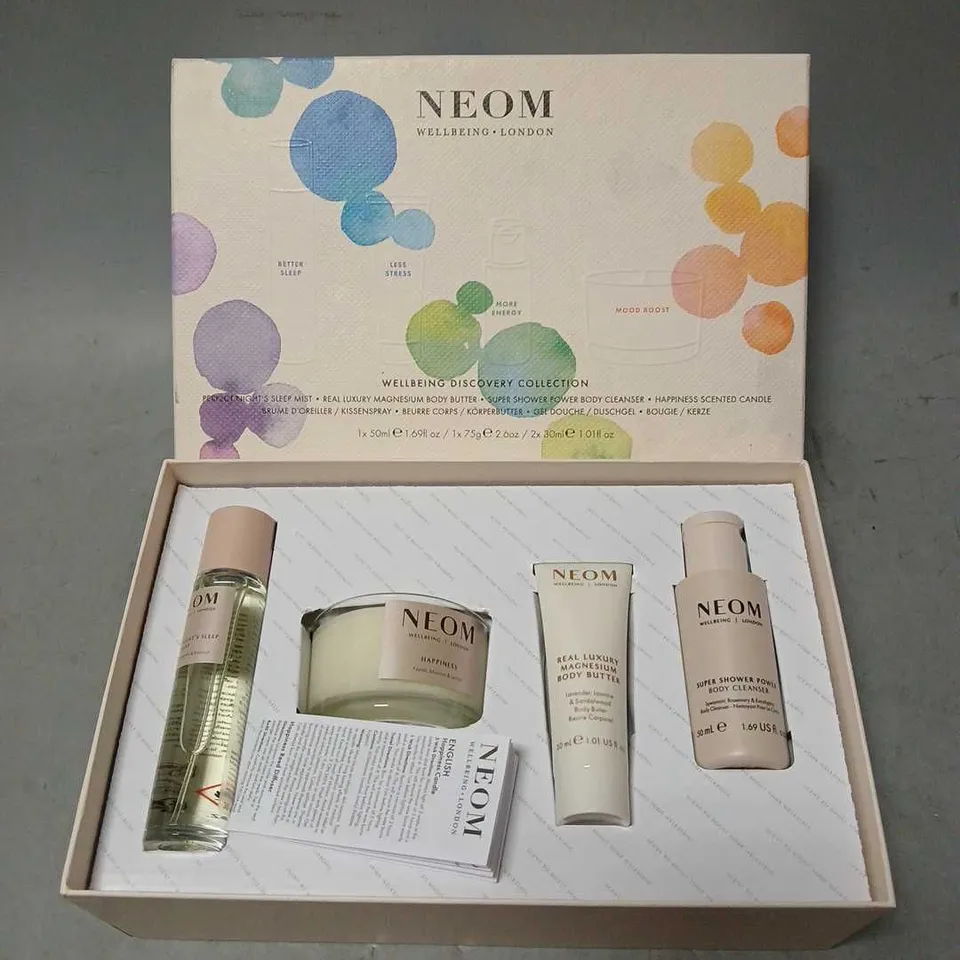 BOXED NEOM WELLBEING DISCOVERY COLLECTION