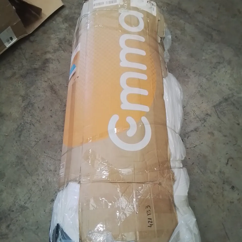 BOXED EMMA  4` 6" DOUBLE MEMORY FOAM MATTRESS 