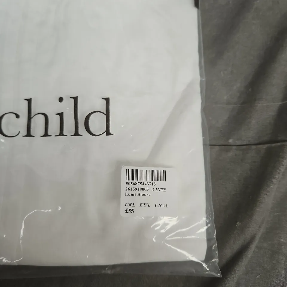 NOBODY'S CHILD LUMI BLOUSE – WHITE – UK L
