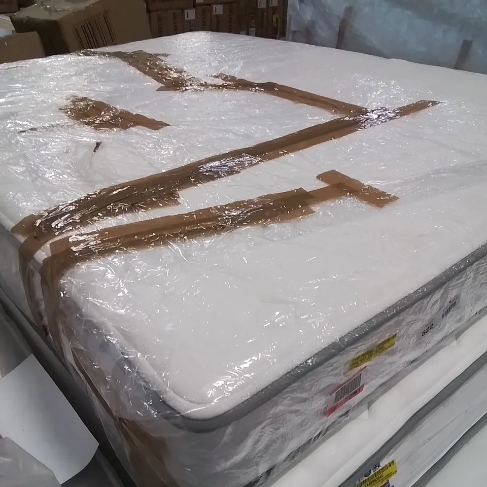 QUALITY BAGGED NOVILLA 23CM MEDIUM GEL MEMORY FOAM POCKET SPRUNG MATTRESS - 135CM DOUBLE