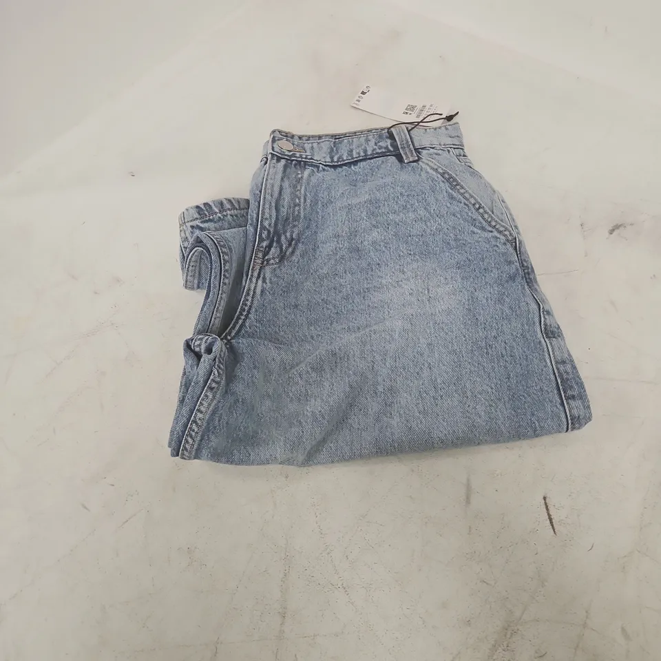 BERSHKA BLUE DENIM JEANS – UK 10 (EU 38) – WOMEN'S