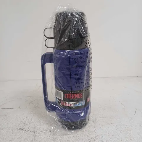 THERMOS VACUUM INSULATED GLASS DOUBLE WALL FLASK 1.0L
