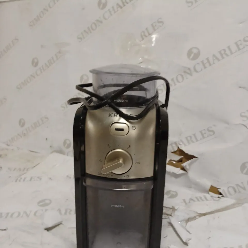 KRUPS EXPERT BURR GRINDER FOR COFFEE BEANS