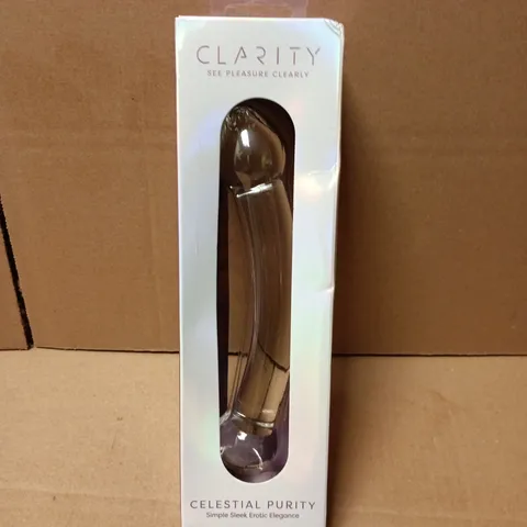 SEALED CLARITY CELESTIAL PURITY SIMPLE 6.6" GLASS DILDO