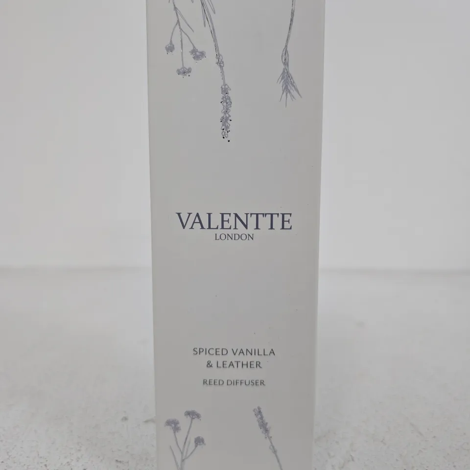 VALETTE LONDON REED DIFFUSER – SPICED VANILLA & LEATHER