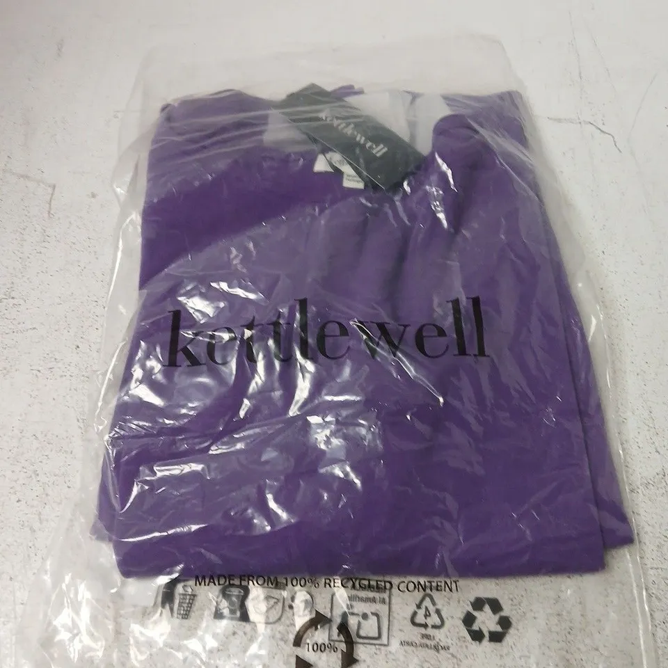 KETTLEWELL WOMENS TOP – BRYONY BOAT NECK 3/4 SLEEVE, COLOUR PANSY, UK10