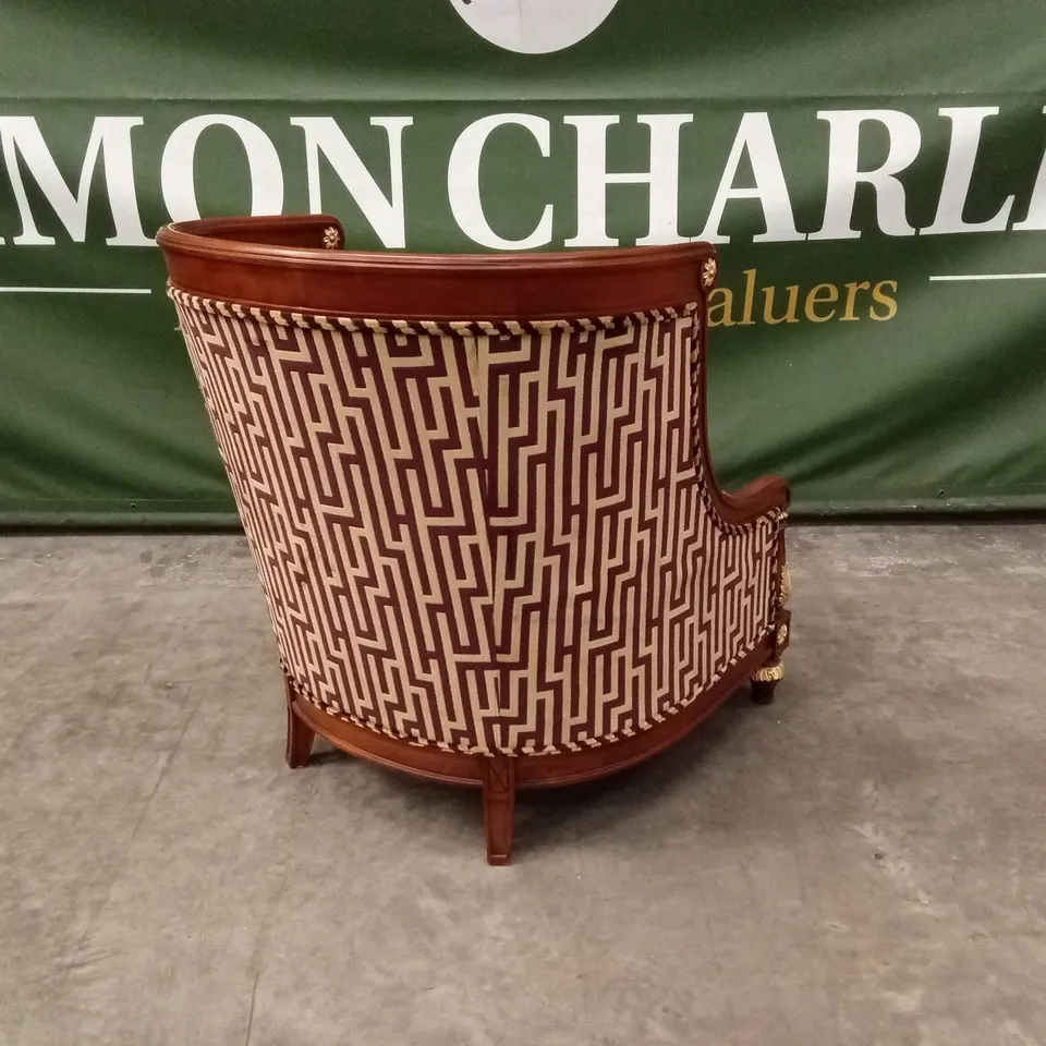 QUALITY HIGH-END DESIGNER HIGH-BACK LUXURY ACCENT CHAIR