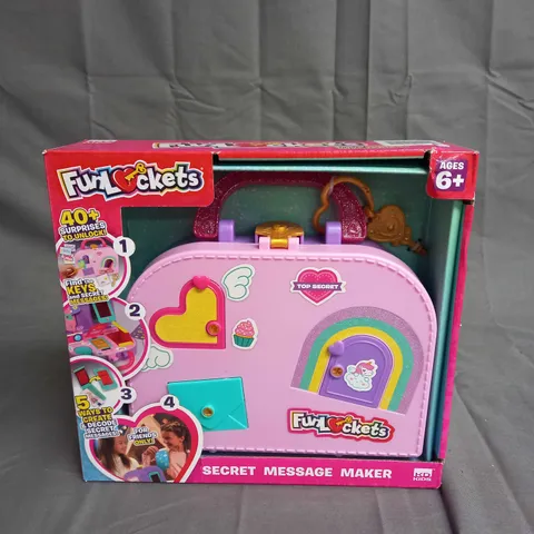 FUNLOCKETS SECRET MESSAGE MAKER AGES 6+
