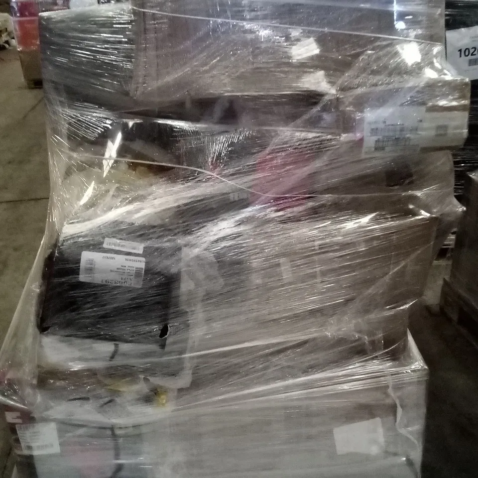 PALLET OF APPROXIMATELY 18 ASSORTED ELECTRICAL ITEMS TO INCLUDE BBQS AND LAWNMOWERS , ETC 