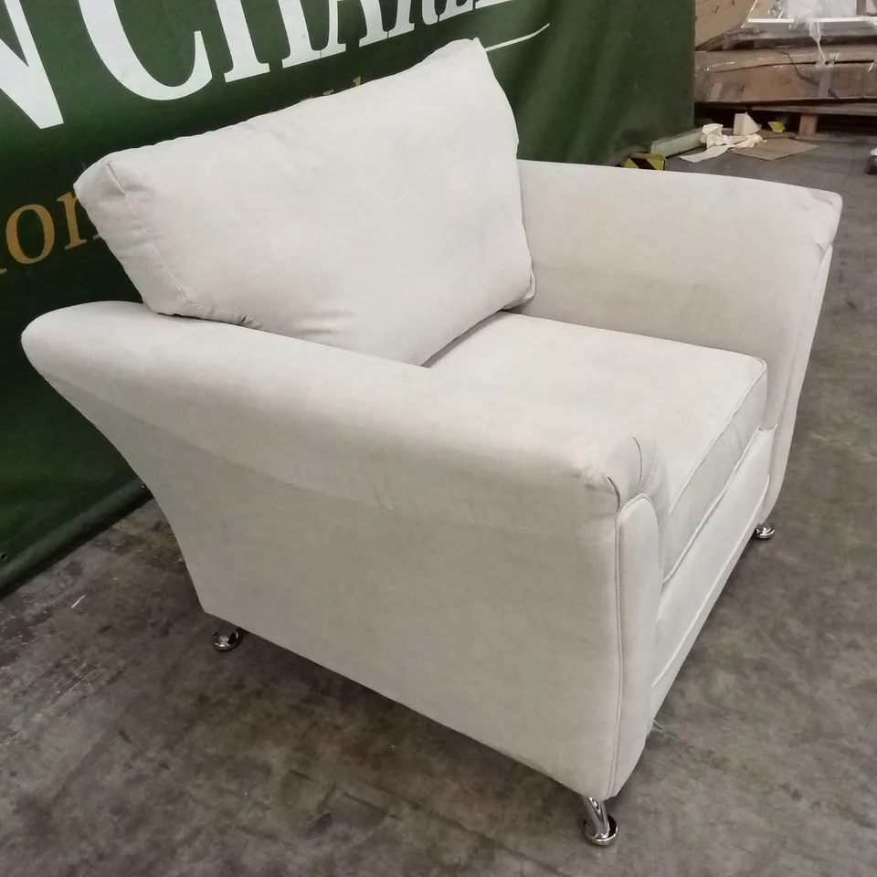 DURY FABRIC ARMCHAIR - NATURAL RRP £399