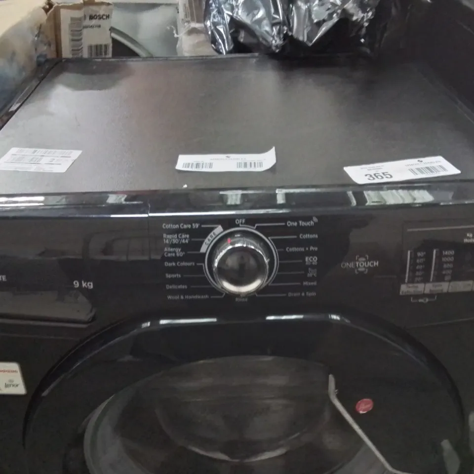 HOOVER H3W492DABB41-80 H-WASH 300 LITE WASHING MACHINE - BLACK 