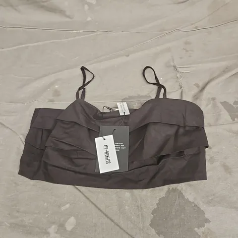 4TH+RECKLESS MARINA TOP IN BLACK SIZE 8