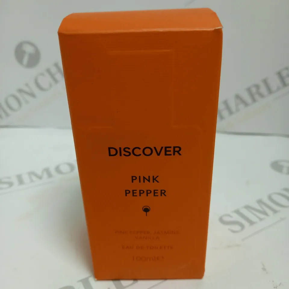 BOXED DISCOVER PINK PEPPER EAU DE TOILETTE 100ML