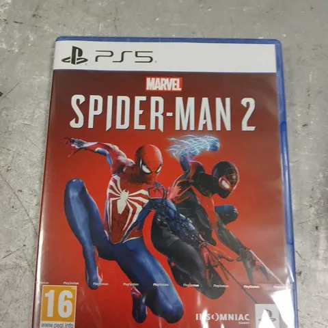 SEALED SPIDER-MAN 2 FOR PS5