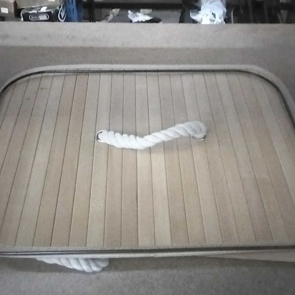 VIRKLYEE FOLDABLE BAMBOO LAUNDRY BASKET